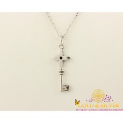 Серебряное колье Элегантность 8101рр